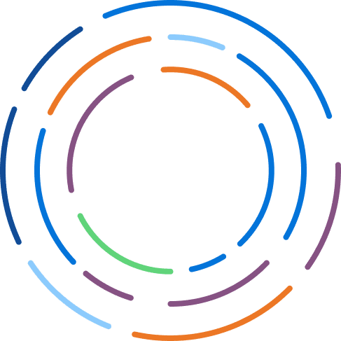 Three rings of circles